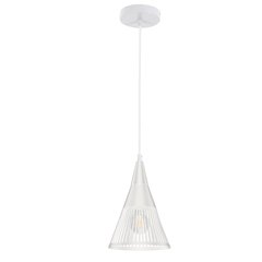 1 Light Pendant in Matte White