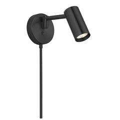 1LT Halogen Wall Swing Arm Spotlight, MB