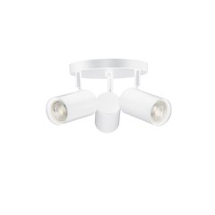 3 Light Spot Light in Matte White