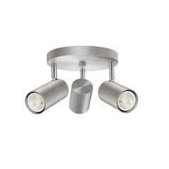 3 Light Spot Light in Satin Chrome