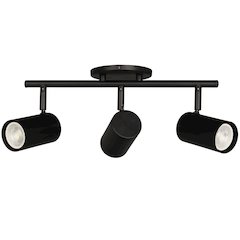3 Light Track Light in Matte Black