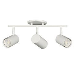 3 Light Track Light in Matte White