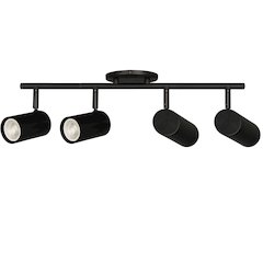 4 Light Track Light in Matte Black
