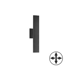 15W Wall Sconce in Matte Black