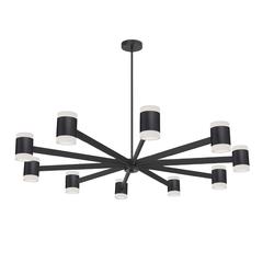 140W Chandelier, MB, FR Acrylic Diff