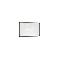Ghent Prest Wall Whiteboard, Magnetic, Driftwood Oak Frame, 4'H x 5'W