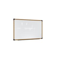 Ghent Prest Wall Whiteboard, Magnetic, Natural Oak Frame, 4'H x 8'W