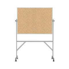 72⅛"x 53¼" Aluminum Frame Reversible Natural Cork/Natural Cork