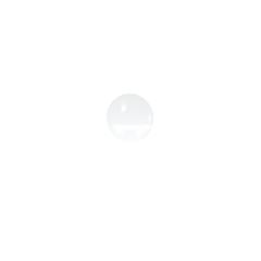 Ghent Coda Low Profile Circular Glassboard, Non-Magnetic, White, 36" Diameter
