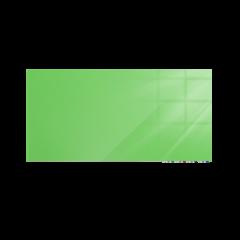 Ghent Aria 4'H x 4'W Magnetic Glass White Board, Gray Surface, , 4 Rare Earth Magnets, 4 Markers and Eraser