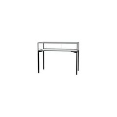 Keepsake   48"W x 10"H x 24"D  Table Top Four Leg Case, Sliding Door, Satin Finish