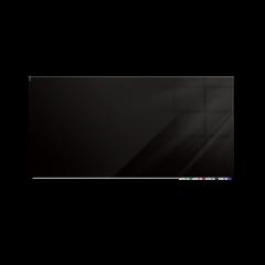 Ghent Aria 4'H x 4'W Magnetic Glass White Board, Blue Surface, , 4 Rare Earth Magnets, 4 Markers and Eraser