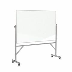 Ghent Reversible Magnetic Porcelain Whiteboard with Aluminum Frame, 4'H x 8'W