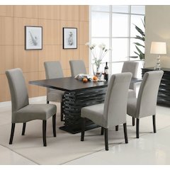 Stanton 7-piece Rectangular Dining Table Set Grey