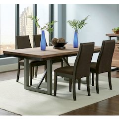 Spring Creek 5-piece Rectangular Dining Table Set Chocolate