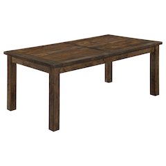 Solid Wood Dining Table – Large Rectangular Kitchen Table for Dining