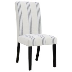 Herran Upholstered Dining Side Chair Beige (Set of 2)
