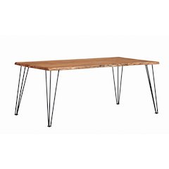 Sherman 71-inch Live Edge Dining Table Natural Acacia