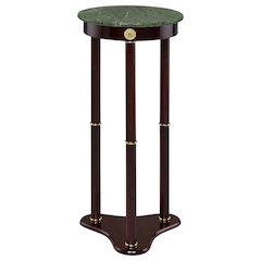 Marble Top Side Table, Green Side Table Round End Tables Living Room Accent