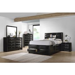 Briana 5-piece California King Bedroom Set Black