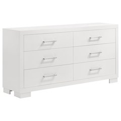 Jessica 6-drawer Dresser Cream White