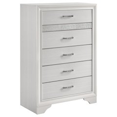 Miranda 5-drawer Bedroom Chest White