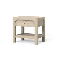 Solano 1-drawer Nightstand Bedside Table Weathered Mango