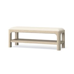 Solano 49-inch Bedroom Bed End Bench Weathered Mango