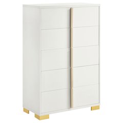 Marceline 5-drawer Bedroom Chest White