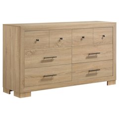 Arielle 6-drawer Bedroom Dresser Cabinet Light Oak