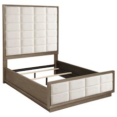 Durango 77-inch Queen Panel Bed Washed Oak