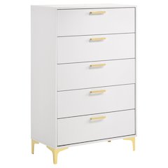 Kendall 5-drawer Bedroom Chest White