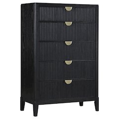 Brookmead 5-drawer Bedroom Chest Black