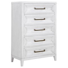 Marielle 5-drawer Bedroom Chest Distressed White