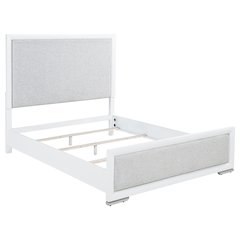 Gracemont 57-inch Queen Panel Bed Grey and White