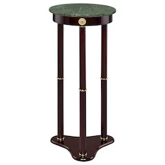 Marble Top Side Table, Green Side Table Round End Tables Living Room Accent