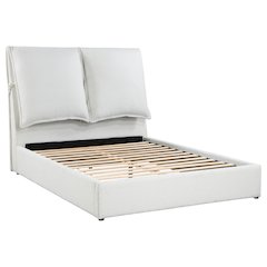 Gwendoline Upholstered Queen Panel Bed White