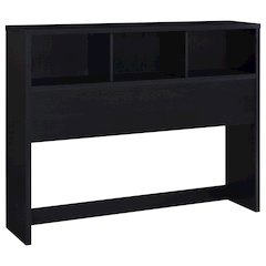 Westpark 49-inch Queen Bookcase Headboard Black