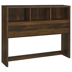 Westpark 49-inch Queen Bookcase Headboard Dark Pine