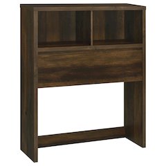 Westpark 49-inch Twin Bookcase Headboard Dark Pine