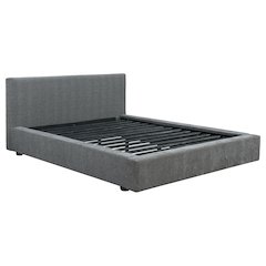 Gregory Upholstered Eastern King Panel Bed Graphite