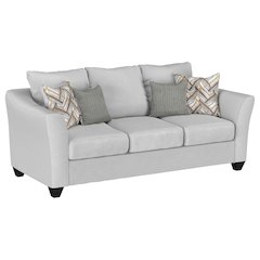 Salizar 3-piece Upholstered Flared Arm Sofa Set Sand