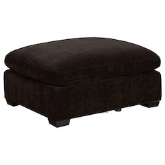 Lakeview Rectangular Upholstered Ottoman Dark Chocolate
