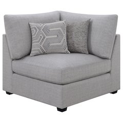 Cambria Upholstered Corner Grey