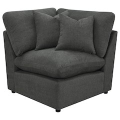 Collins Modular Corner Chair Dark Grey