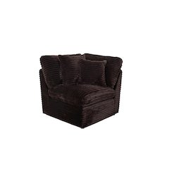 Collins Modular Corner Chair Chocolate Brown
