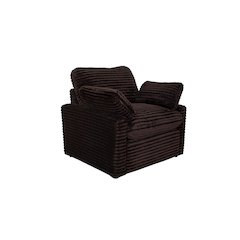 Collins Upholstered Power Recliner Chair Chocolate Brown