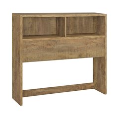 Full Headboard Mango with 49-Inch Bookcase and Plastic Glide Contemporary Design