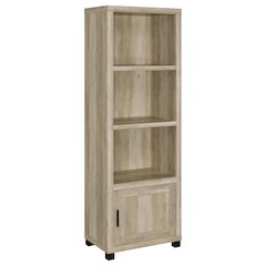 Tall Bookcase – Narrow Bookshelf with Storage for Home Organization