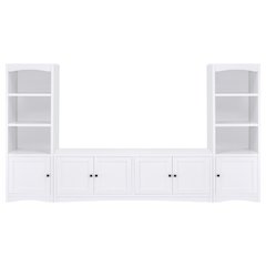 Laughlin 3-piece Entertainment Center TV Stand White